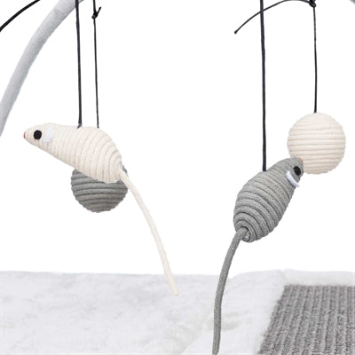 Trixie Krabmat Met Speeltjes Aan Koord Grijs 60X33X42 CM - 0031 Shop
