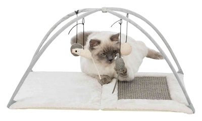 Trixie Krabmat Met Speeltjes Aan Koord Grijs 60X33X42 CM - 0031 Shop