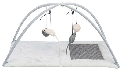 Trixie Krabmat Met Speeltjes Aan Koord Grijs 60X33X42 CM - 0031 Shop