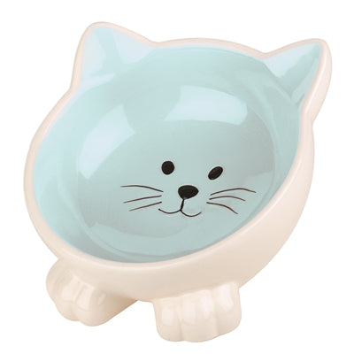 Happy Pet Voerbak Kat Orb Blauw / Creme - 0031 Shop