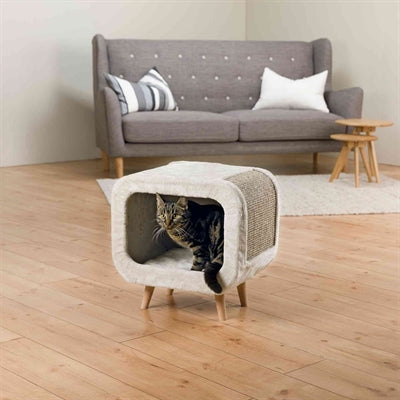 Trixie Alicia Relax Huis Lichtgrijs/Grijs Gemeleerd 48X48X38 CM - 0031 Shop