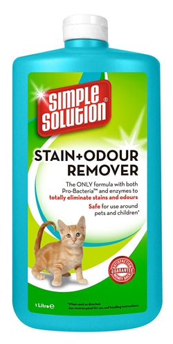 Simple Solution Stain & Odour Vlekverwijderaar Kat Navulling 1 LTR - 0031 Shop