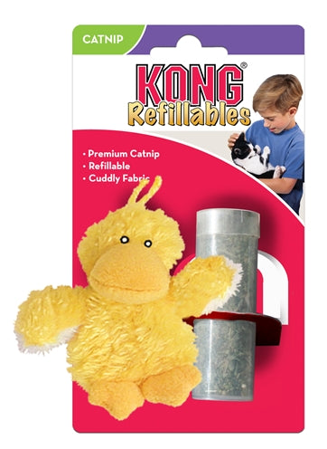 Kong Kat Pluche Eend Geel Catnip 9X5X5,5 CM - 0031 Shop