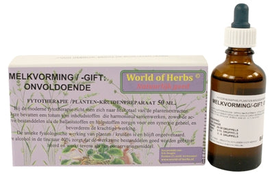 World Of Herbs Fytotherapie Onvoldoende Melkvorming /-Gift 50 ML - 0031 Shop