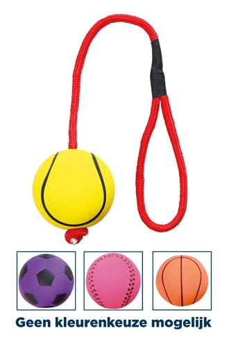 Trixie Sportbal Aan Touw Schuimrubber Drijvend Assorti 6X6X30 CM - 0031 Shop