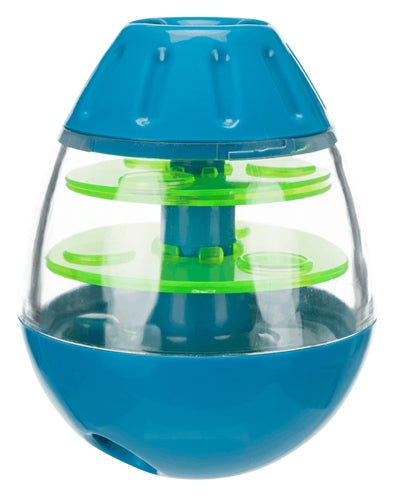 Trixie Roly Poly Snack Tuimel Ei Blauw / Groen 13 CM - 0031 Shop