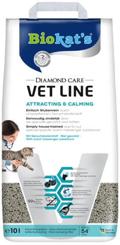 Biokat's Kattenbakvulling Diamond Care Vet Line Attracting & Calming 10 LTR - 0031 Shop
