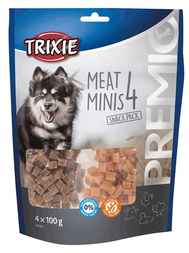 Trixie Premio Vlees Minis Kip / Eend / Rund / Lam 4X100 GR - 0031 Shop