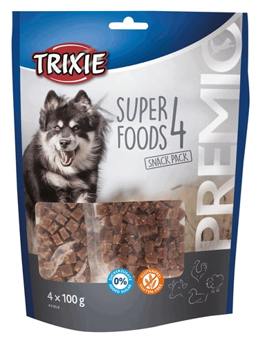Trixie Premio Superfoods Kip / Eend / Rund / Lam 4X100 GR - 0031 Shop