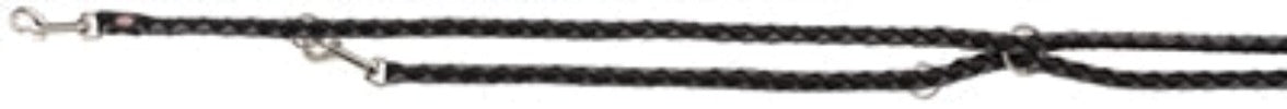 Trixie Hondenriem Cavo Verstelbaar Zwart / Grijs - 0031 Shop