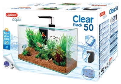 Zolux Aquarium Clear Kit Zwart 32 LTR 50X25X38 CM - 0031 Shop