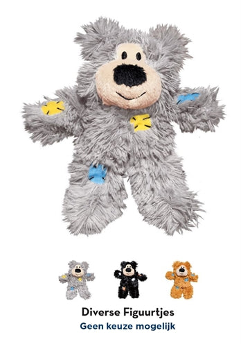 Kong Cat Softies Patchwork Bear Assorti 7,5X5X12,5 CM - 0031 Shop