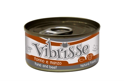 Vibrisse Cat Tonijn / Rund 70 GR (24 stuks)