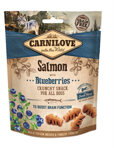 Carnilove Crunchy Snack Zalm / Blauwe Bes 200 GR - 0031 Shop