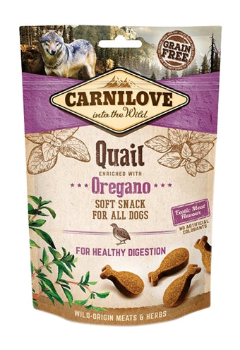 Carnilove Soft Snack Kwartel / Oregano 200 GR - 0031 Shop