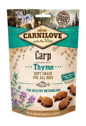 Carnilove Soft Snack Karper / Tijm 200 GR - 0031 Shop
