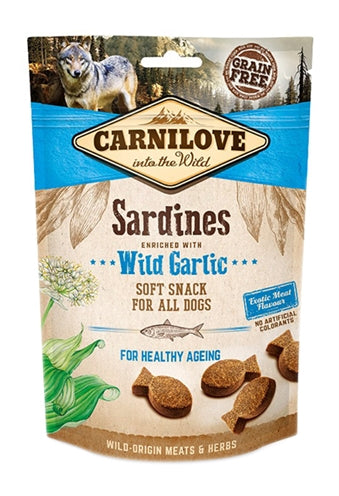 Carnilove Soft Snack Sardines / Wilde Knoflook 200 GR - 0031 Shop