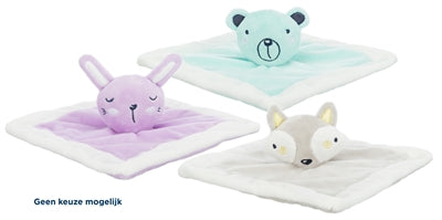 Trixie Junior Knuffeldoekje Pluche Assorti 20X20 CM - 0031 Shop