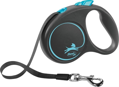 Flexi Rollijn Black Design Tape Blauw - 0031 Shop