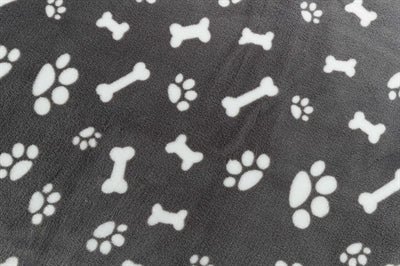 Trixie Hondendeken Kenny Fleece Bot / Pootjes Grijs - 0031 Shop