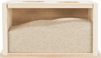 Trixie Zandbad Voor Muizen / Hamsters Hout 20X12X12 CM - 0031 Shop