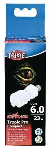 Trixie Reptiland Tropic Pro Compact 6.0 Uv-B Lamp 23 WATT 6X6X15,2 CM - 0031 Shop