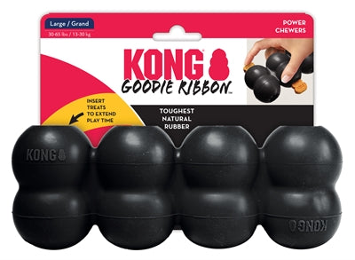 Kong Extreme Goodie Ribbon Zwart 21,5X8,5X5,5 CM