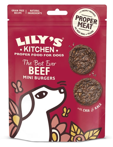 Lily's Kitchen Dog The Best Ever Beef Mini Burgers 70 GR - 0031 Shop
