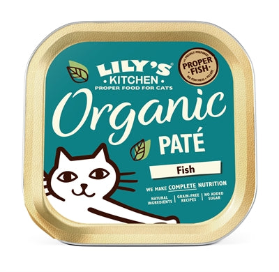 Lily's Kitchen Cat Organic Fish Pate 19X85 GR - 0031 Shop