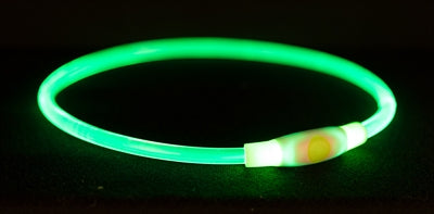 Trixie Halsband Usb Flash Light Lichtgevend Oplaadbaar Groen - 0031 Shop