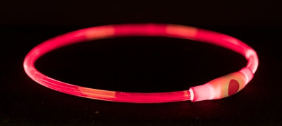Trixie Halsband Usb Flash Light Lichtgevend Oplaadbaar Rood - 0031 Shop