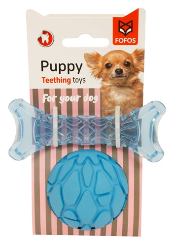 Fofos Melk Bot En Bal Blauw 11X4,5X2 CM / 7X7X7 CM - 0031 Shop