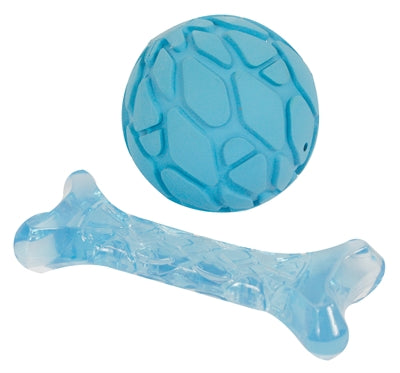 Fofos Melk Bot En Bal Blauw 11X4,5X2 CM / 7X7X7 CM - 0031 Shop