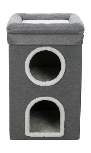Trixie Krabpaal Cat Tower Saul Grijs 39X39X64 CM - 0031 Shop