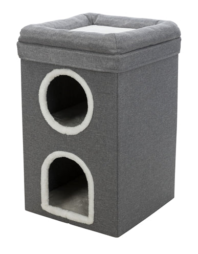 Trixie Krabpaal Cat Tower Saul Grijs 39X39X64 CM - 0031 Shop