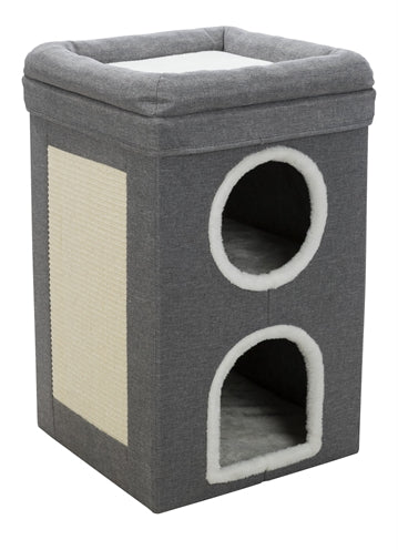 Trixie Krabpaal Cat Tower Saul Grijs 39X39X64 CM - 0031 Shop