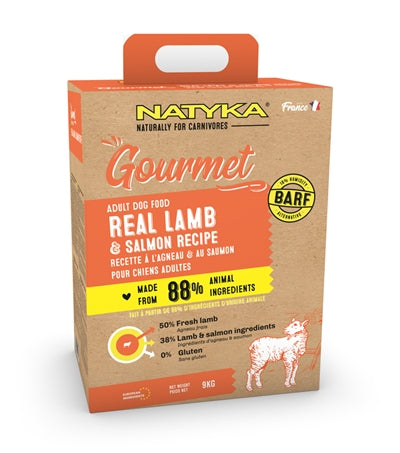 Natyka Gourmet Adult Lamb / Salmon 9 KG - 0031 Shop