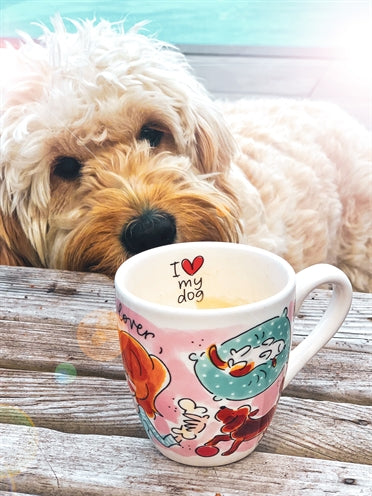 Blond Amsterdam Kopje Dog Lover 0,2L 8X8X8,5CM - 0031 Shop
