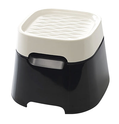 Savic Ergo Cube Voerbak Creme / Zwart 22X22X16 CM - 0031 Shop