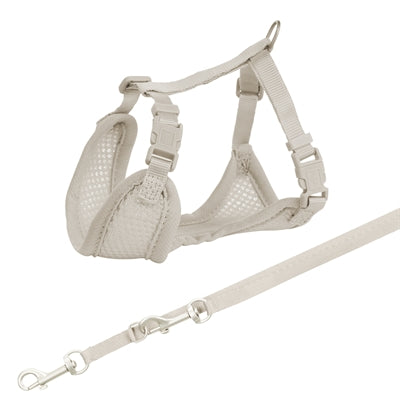Trixie Junior Puppytuig Soft Met Riem Lichtgrijs 26-34X1 CM  / 2 MTR - 0031 Shop