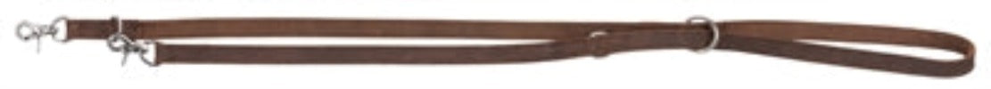 Trixie Hondenriem Rustic Verstelbaar Vetleer Donkerbruin - 0031 Shop