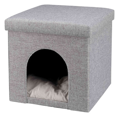 Trixie Poef Kattenmand Relax-Iglo Alois Grijs 40X40X38 CM - 0031 Shop