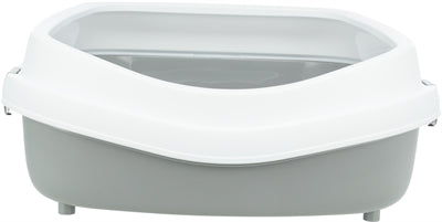 Trixie Kattenbak Primo Met Rand Grijs / Wit XXL 71X56X25 CM - 0031 Shop