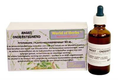 Dierendrogist World Of Herbs Fytotherapie Angst Ondersteunend 50 ML - 0031 Shop