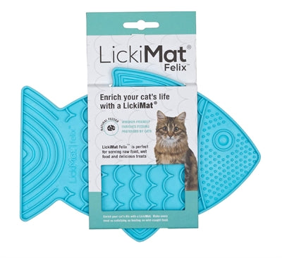 Lickimat Kat Felix Turquoise 22 CM - 0031 Shop