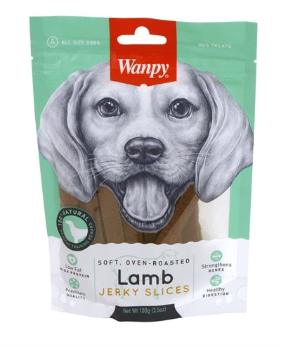 Wanpy Soft Oven-Roasted Lamb Jerky Slices 100 GR - 0031 Shop