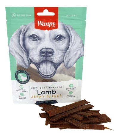 Wanpy Soft Oven-Roasted Lamb Jerky Slices 100 GR - 0031 Shop