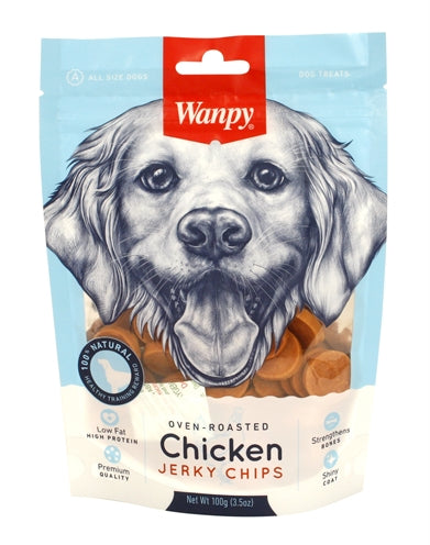 Wanpy Oven-Roasted Chicken Jerky Chips 100 GR - 0031 Shop