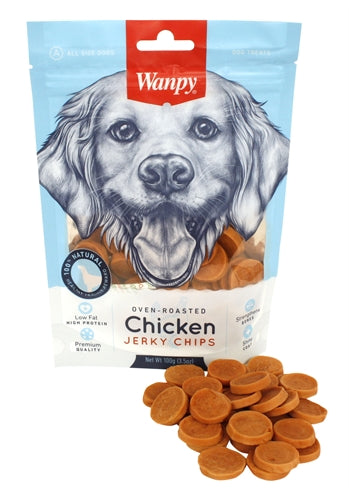 Wanpy Oven-Roasted Chicken Jerky Chips 100 GR - 0031 Shop