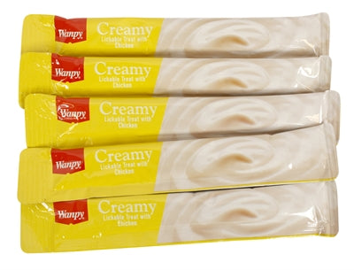 Wanpy Creamy Lickable Treats Chicken 14 GR 5 ST - 0031 Shop